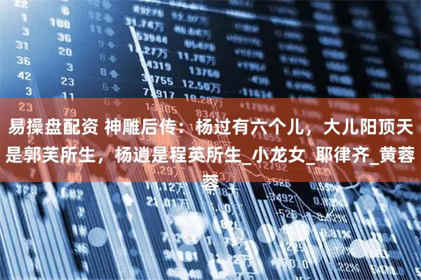 易操盘配资 神雕后传：杨过有六个儿，大儿阳顶天是郭芙所生，杨逍是程英所生_小龙女_耶律齐_黄蓉